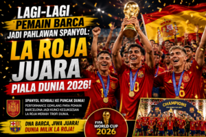 Lagi-lagi Pemain Barca Jadi Pahlawan Spanyol: La Roja Juara Piala Dunia 2026!