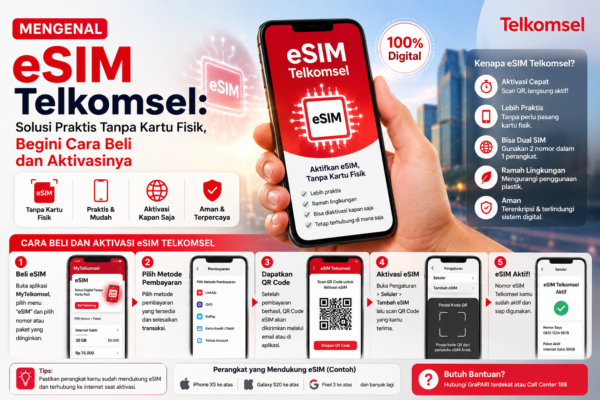 Mengenal eSIM Telkomsel: Solusi Praktis Tanpa Kartu Fisik, Begini Cara Beli dan Aktivasinya