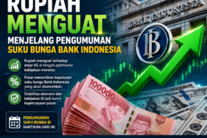 Rupiah Menguat ke Level 2, Pasar Nantikan Keputusan Suku Bunga Bank Indonesia