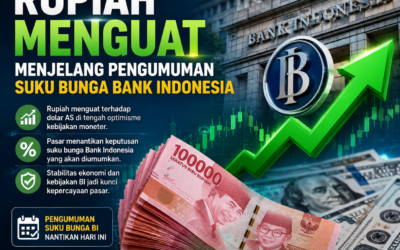 Rupiah Menguat ke Level 2, Pasar Nantikan Keputusan Suku Bunga Bank Indonesia