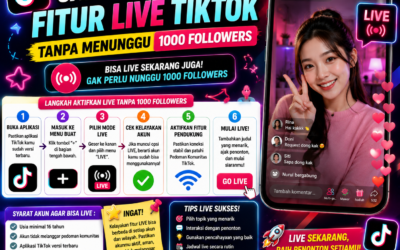 Cara Buka Fitur Live TikTok Tanpa Menunggu 1000 Followers, 100% Berhasil!