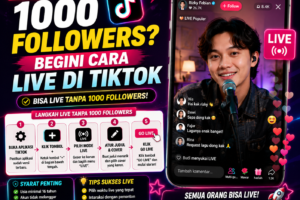 Belum 1000 Followers? Begini Cara Live di TikTok!